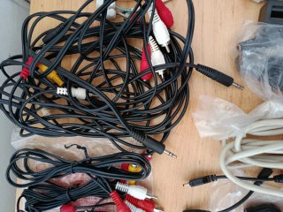 Lote Cables Varios RCA, USB, Alimentación