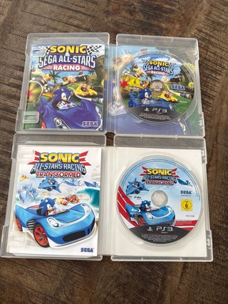 2 Juegos Sonic PS3: Transformed y Racing pal 🇪🇸