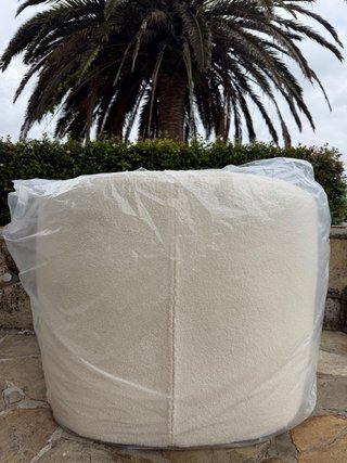 Sillón Borreguito Blanco Sklum NUEVO