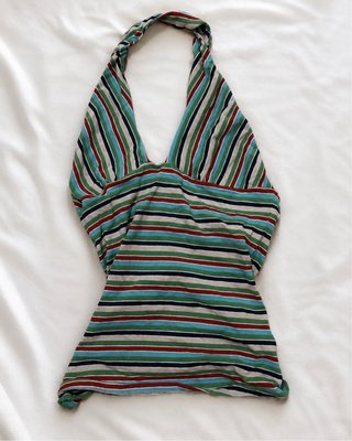 Blusa vintage estilo 2000 multicolor