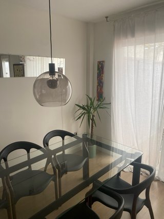 Mesa de cristal estilo Mugello de Acerbis
