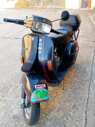 Vespa TX 200 Elestar Negra