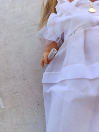 Muñeca de Comunión Blanca