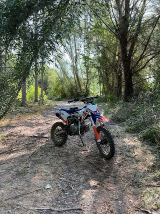 Moto Rebel Master Motocross Azul/Rojo