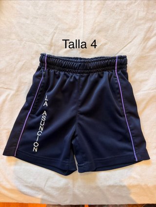 Pantalón corto Talla 4 - colegio La Asunción (León
