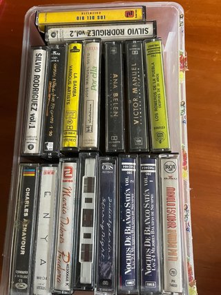 Lote de 16 Cintas Cassette Música Variada