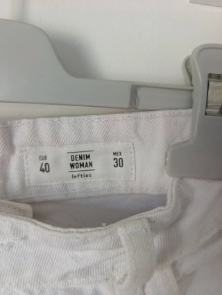 Pantalón blanco mujer