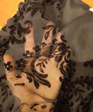 Blusa TFAN manga 3/4 negra