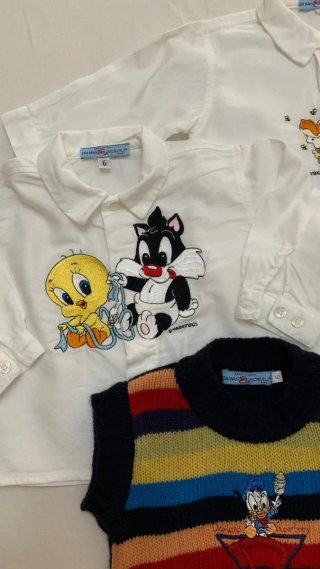 Set 3 camicie + gilet bimbo tg 6 mesi