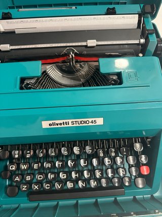 Olivetti Studio 45 Máquina Escribir Nueva turquesa
