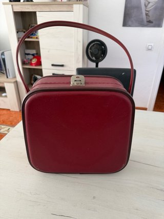 Maleta Vintage Fin de Semana Roja