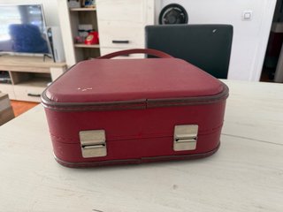 Maleta Vintage Fin de Semana Roja