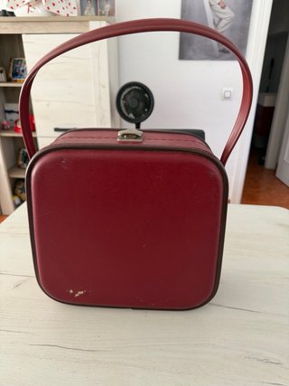 Maleta Vintage Fin de Semana Roja