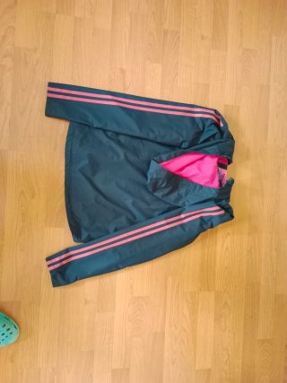 Cortavientos niña/mujer azul y rosa