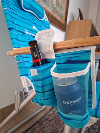 Silla playa/jardín Tommy Bahama premium como nueva