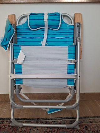 Silla playa/jardín Tommy Bahama premium como nueva