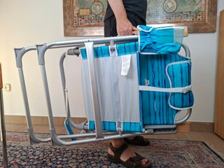 Silla playa/jardín Tommy Bahama premium como nueva