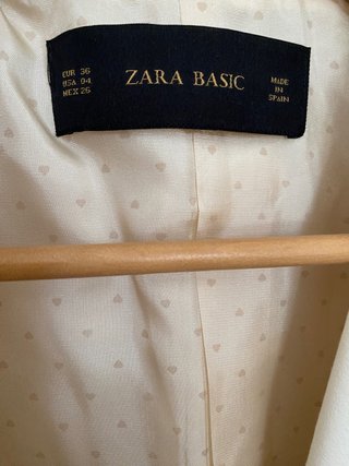 Americana Zara Talla 36 Blanca