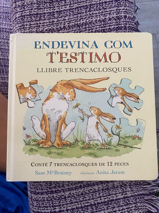 Endevina com t'estimo llibre trencaclosques