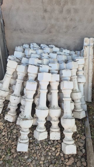 Balaustres y adornos de hormigón