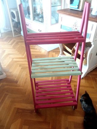 Estantería Escalera Madera