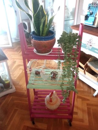 Estantería Escalera Madera