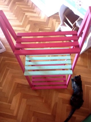 Estantería Escalera Madera