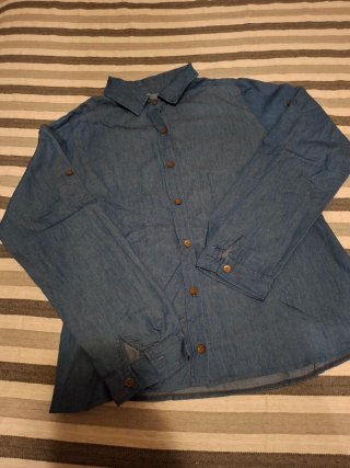 Camicia effetto denim leggera XL