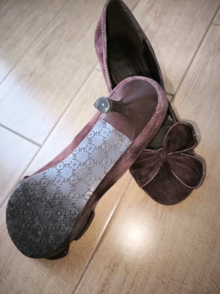 Zapatos de tacón marrones talla 41