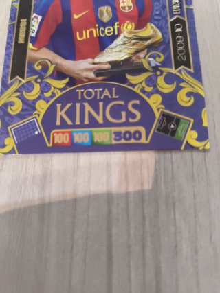 Panini Messi Total Kings 2009-10 Bota Oro