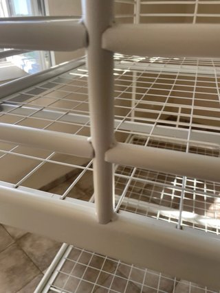 2 Literas IKEA Blancas Metálicas