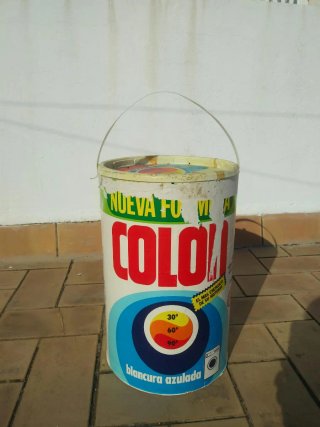 Bote antiguo detergente Colon