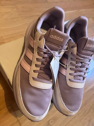 Zapatillas Adidas Run Morado y Rosa Talla 38.5
