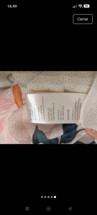 Jersey Roberto Bassi floral verano talla XL