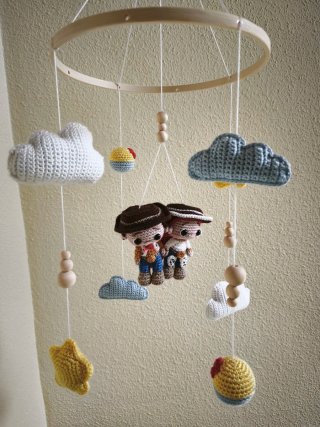 Móvil Cuna Toy Story Crochet