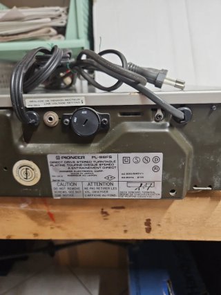 Giradischi Pioneer PL-88FS per riparatori