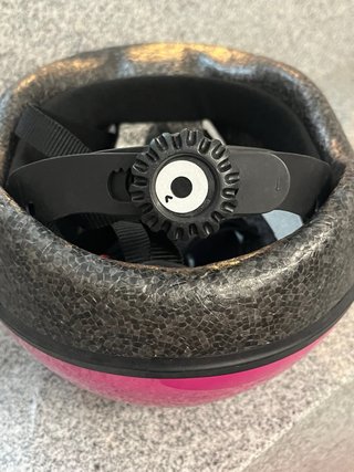 Casco rosa BTWIN bici talla 47-53cm