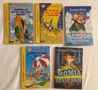 5 libros Colección Principal Geronimo Stiltonn