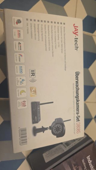 JAY-tech D808S Cámara Vigilancia Set