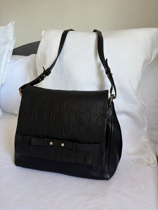 Bolso Piel Carolina Herrera Negro