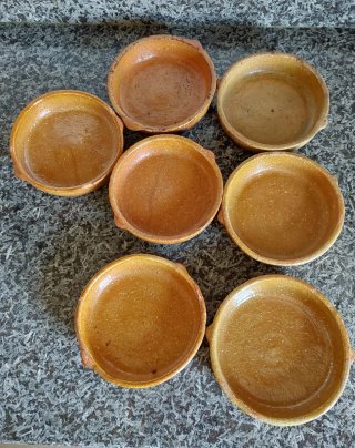 7 Cazuelitas de Pereruela Terracota