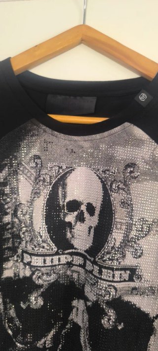 Camiseta Philipp Plein Calavera strass hombre xl