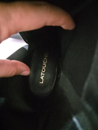 Botines tacón Latouche negros