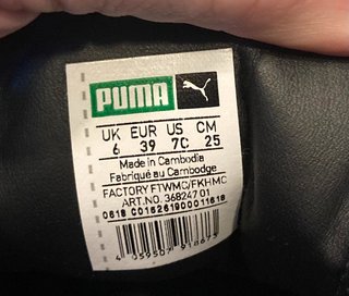 Puma Basket Glitter Nero Argento EUR 39