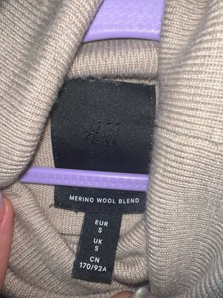 Jersey cuello alto hombre