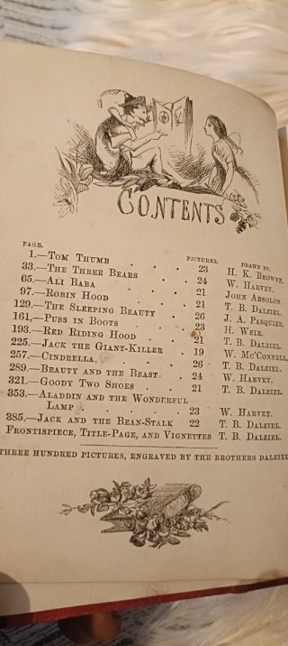 Libro Antiguo Cuentos de Hadas 1858