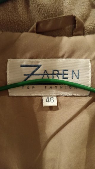 Parka Invierno Mujer Zara Talla M Beige