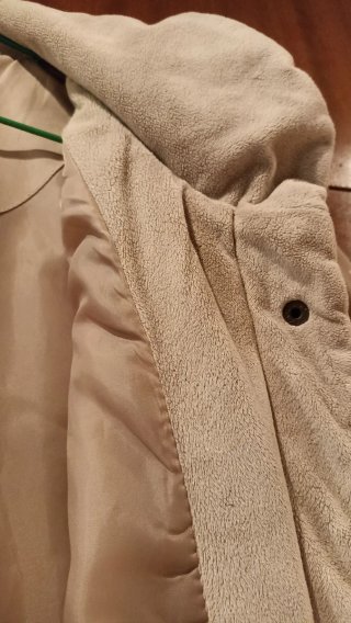Parka Invierno Mujer Zara Talla M Beige