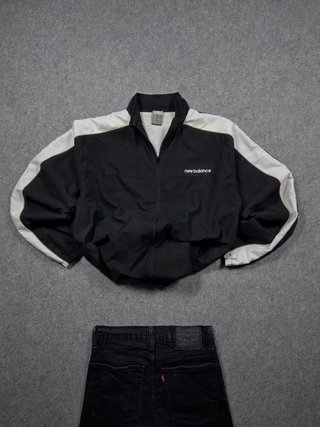 Chaqueta New Balance Retro 90s Y2K Negra