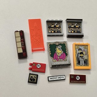 Lego Harry Potter pezzi decorativi lotto